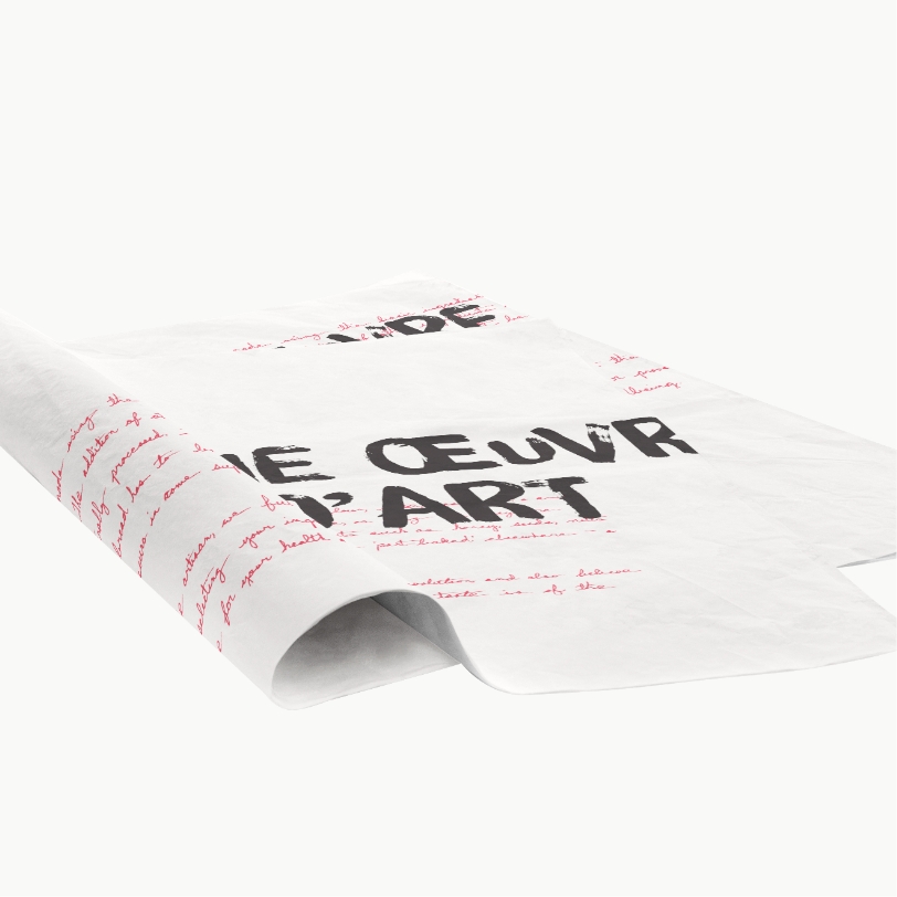 La Boulangerie tissue paper