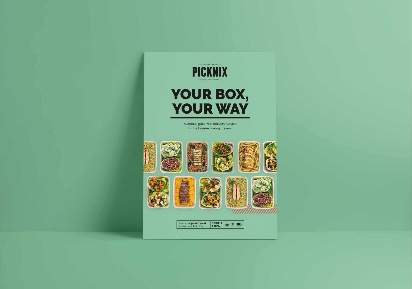 Picknix poster green