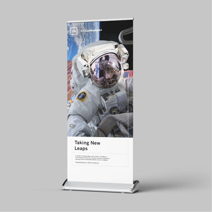 ark curriculum roller banner