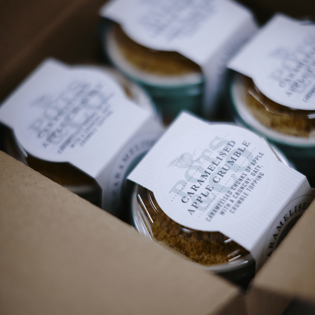 pots & co packaging apple crumble